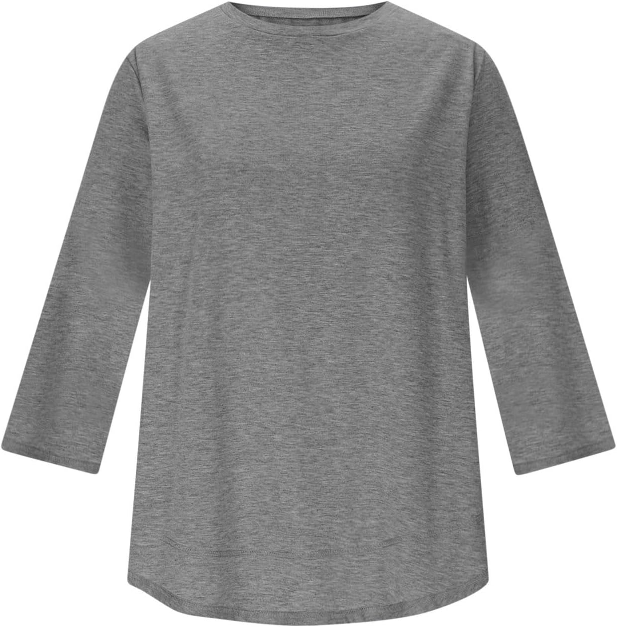 Women Rash Guard UPF 50+ SPF UV Protection Tops 3/4 Sleeve Crew Neck Blouse Outdoor Quick Dry Shirt Hiking Fishing Workout