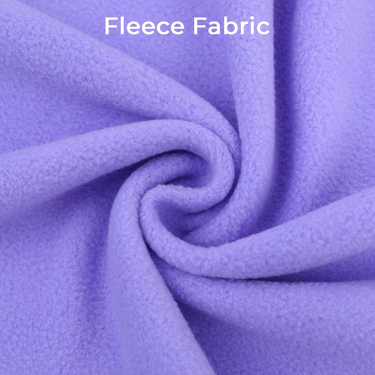 Knitted Polar Fleece Solid Fabric Anti-Pill Plush Polyester for DIY Sewing Crafts Toys (12colors, 20 * 40inch)