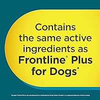 Vista 2 de FirstAct Plus - Tratamiento de pulgas para perros, perros pequeños de 5 a 22 libras, 6 dosis, los mismos ingredientes activos que la prevención