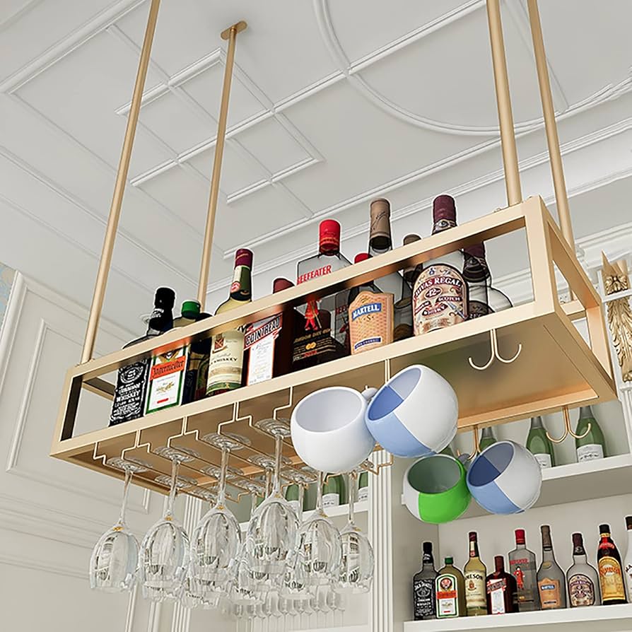 ワインラック 高さ調整可能 ステンレス製 Amazon｜工業用天井ワインラック、高さ調節可能、ワインボトルホルダー