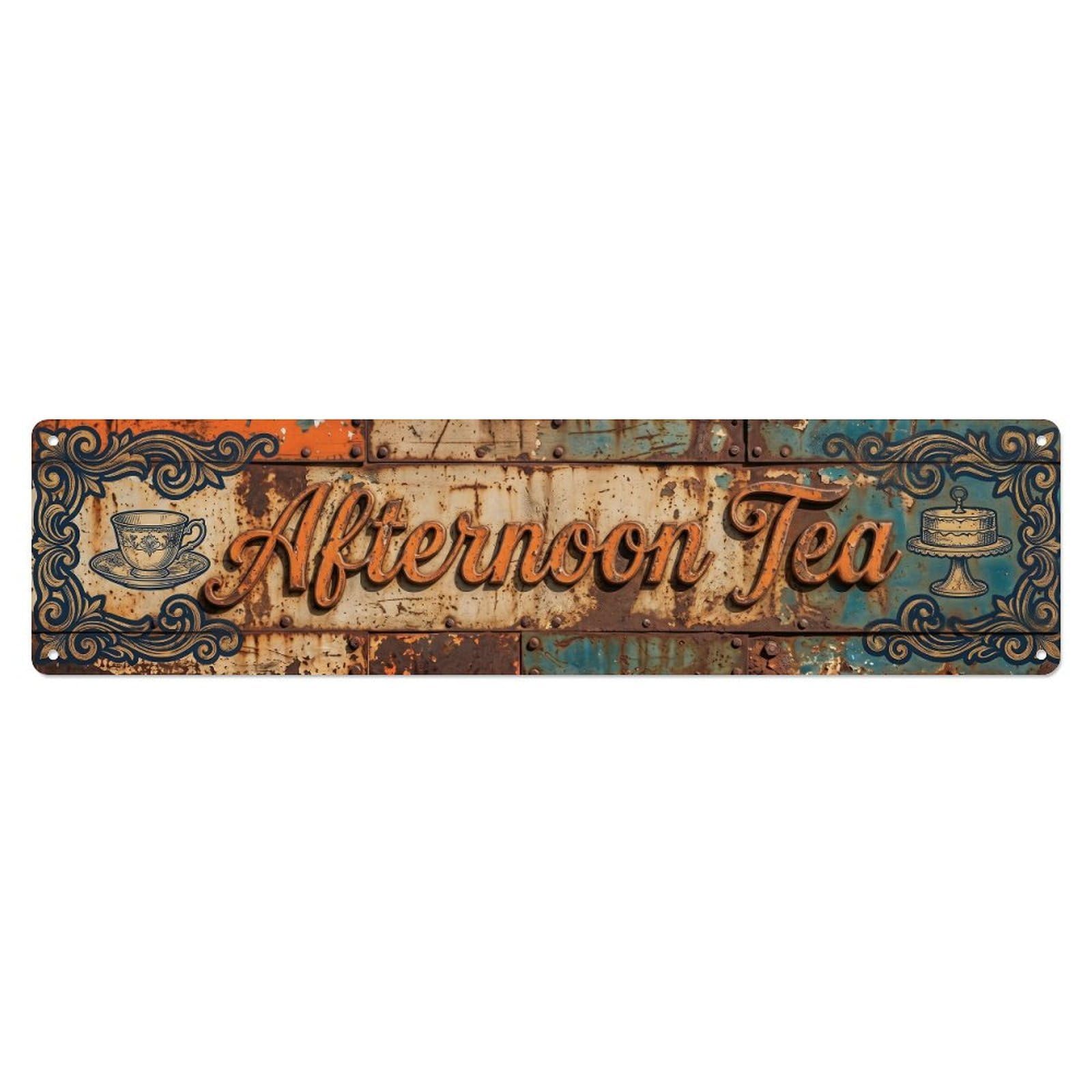 Afternoon Tea Vintage Room Metal Tin Sign