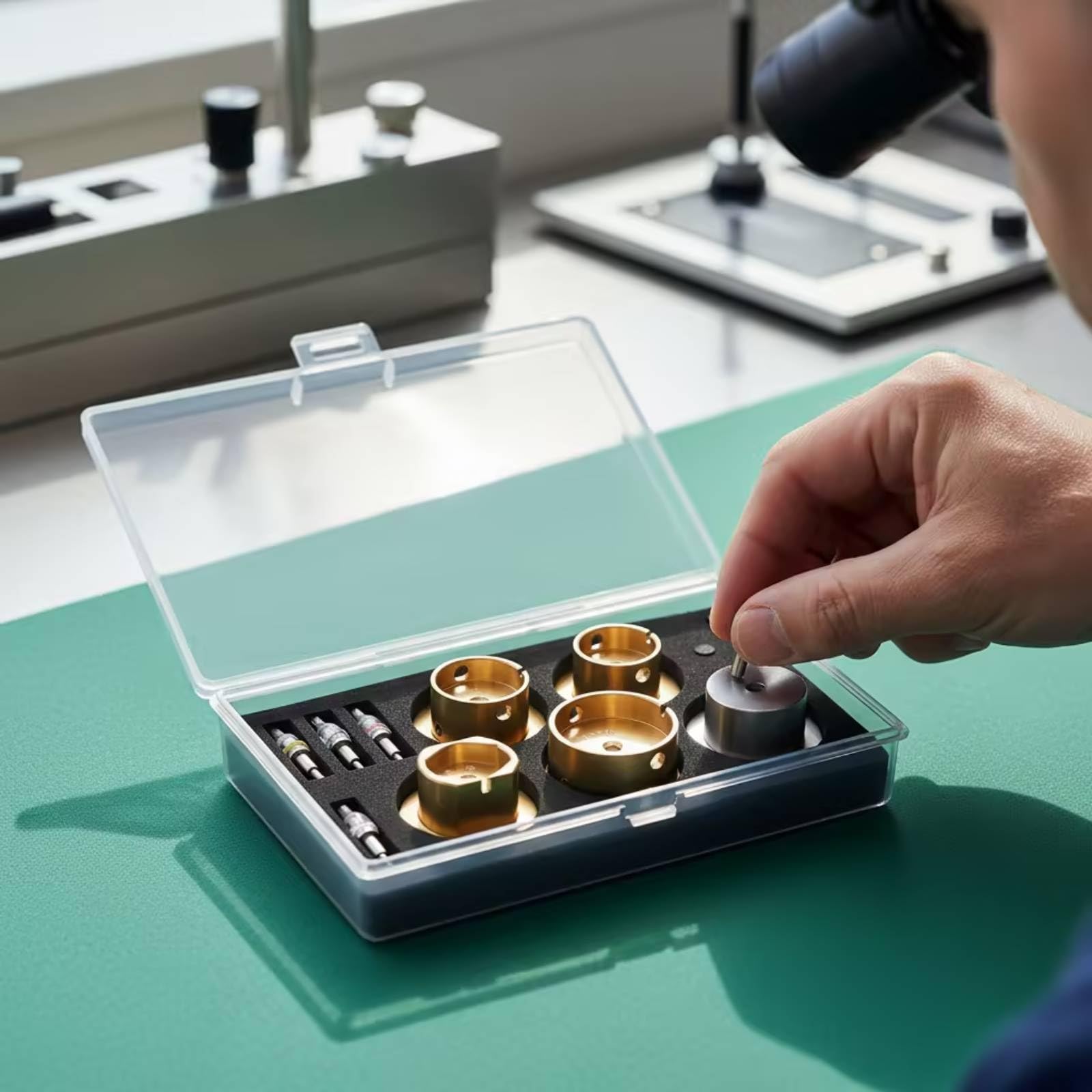 Gralara Herramienta Reparación Relojes con Estuche Completo Kit Herramientas Reloj Organizado Kit Reloj para Técnicos, Aficionados