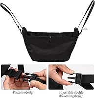 Vista 3 de Organizador de asiento de automóvil – Bolsa de viaje de almacenamiento de asiento de pasajero de gran capacidad, portátil, plegable y plegable