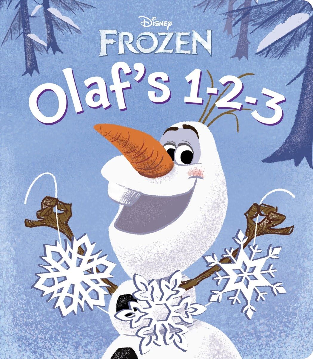 OLAF'S 1-2-3 Board book – Illustrated, October 1, 2013