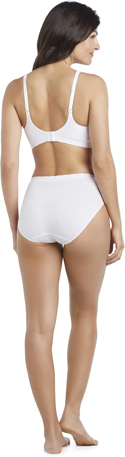 ELLEN TRACY Company Women's Seamless Curves Wireless Full Coverage Jacquard Print Bra with Adjustable Convertible Straps - Image 2