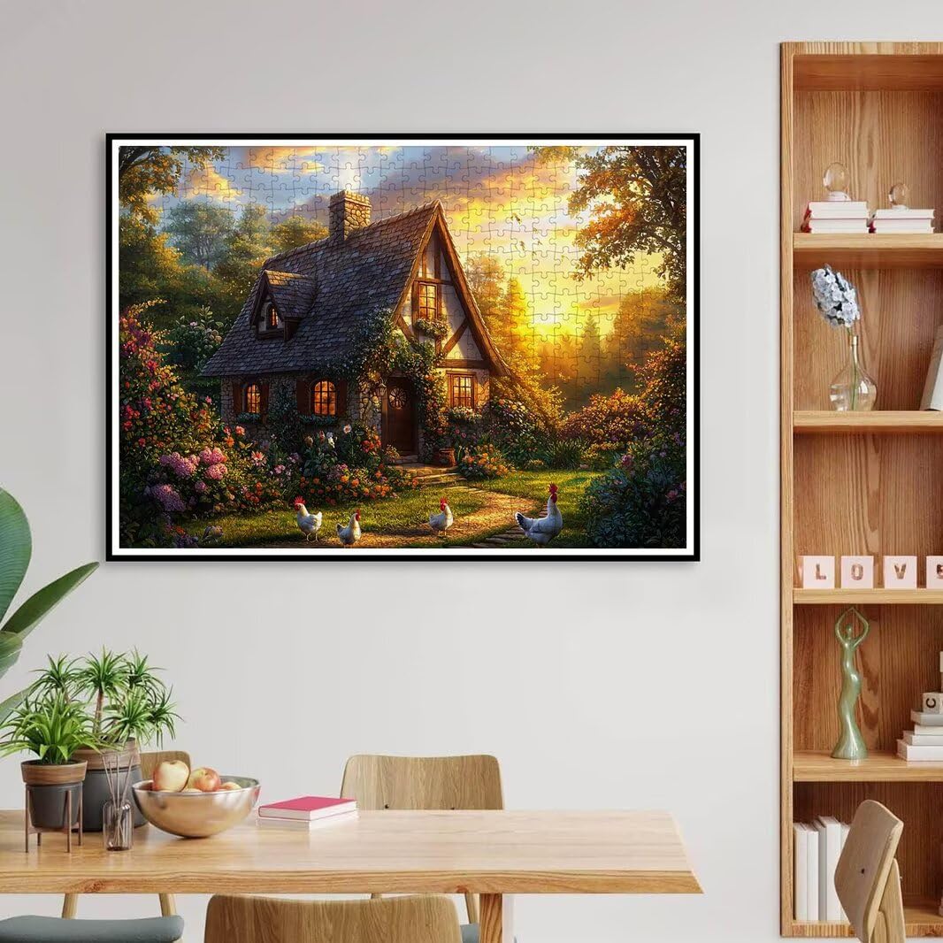 Puzzle 1500 Pezzi, Puzzle Farm per Adulti, 87x57cm, Compact Box -4396