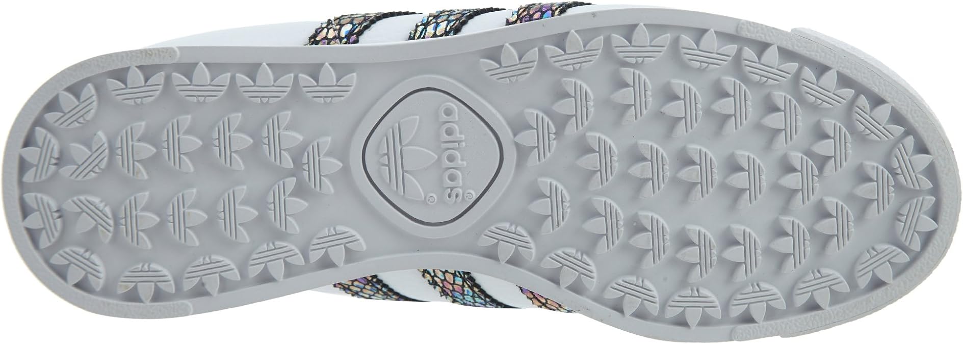 adidas Samoa C Snake Little Kid's Shoes White/Black/Noiess bw1299 (1 M US)