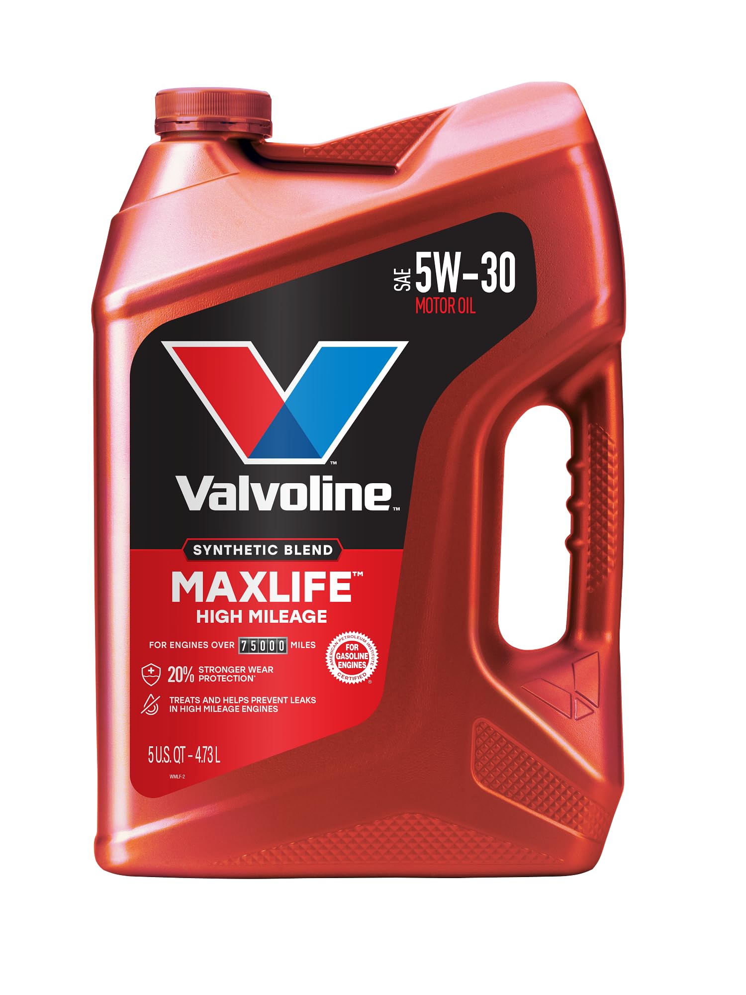 - MaxLife High Mileage 5W-30 Synthetic Blend Motor Oil 5 Quart