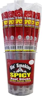 Buffalo Bills Spicy Ole Smokies - 15 Wrapped Beef Sticks Per Tub