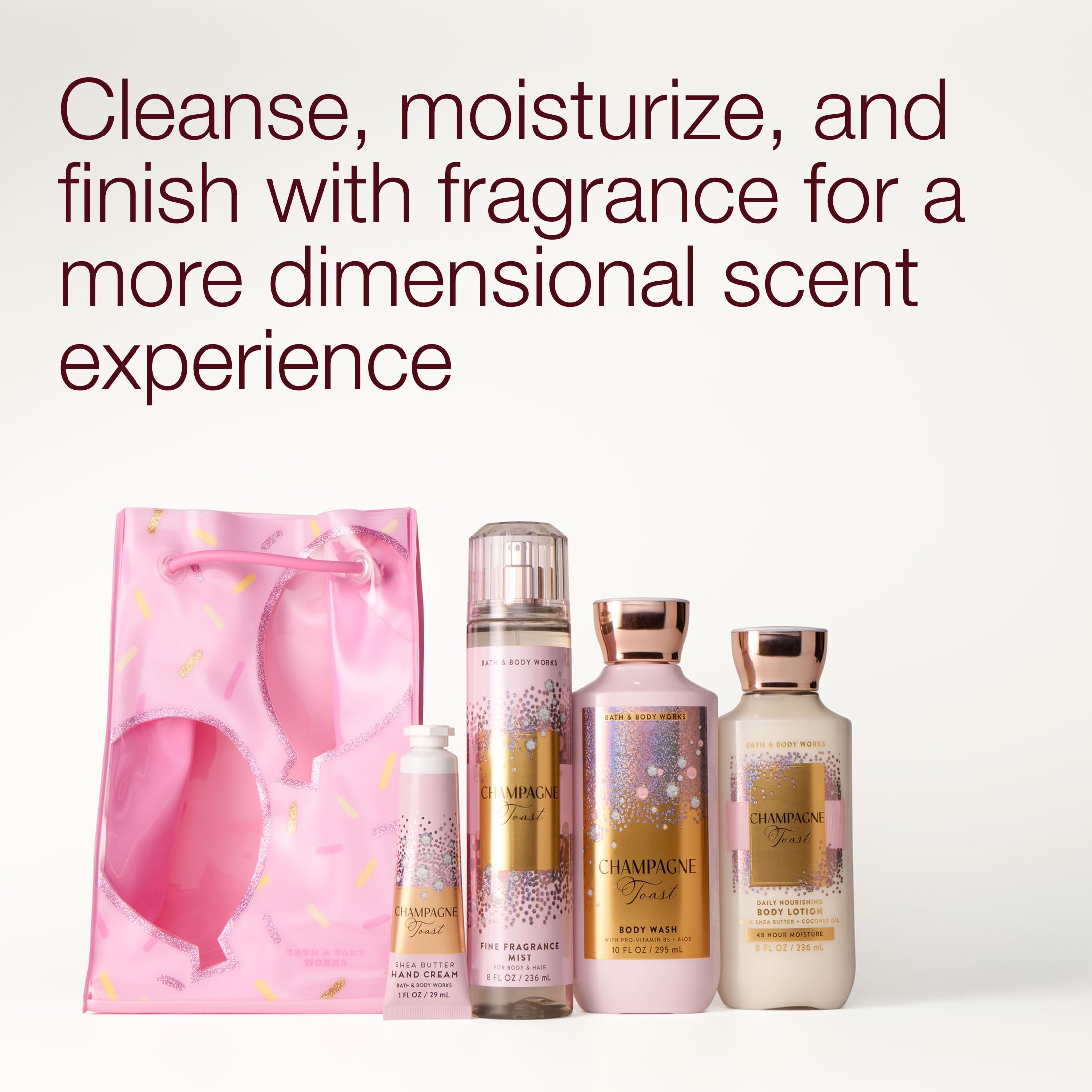 Amazon.com : Bath & Body Works Champagne Toast Gift Set with Body