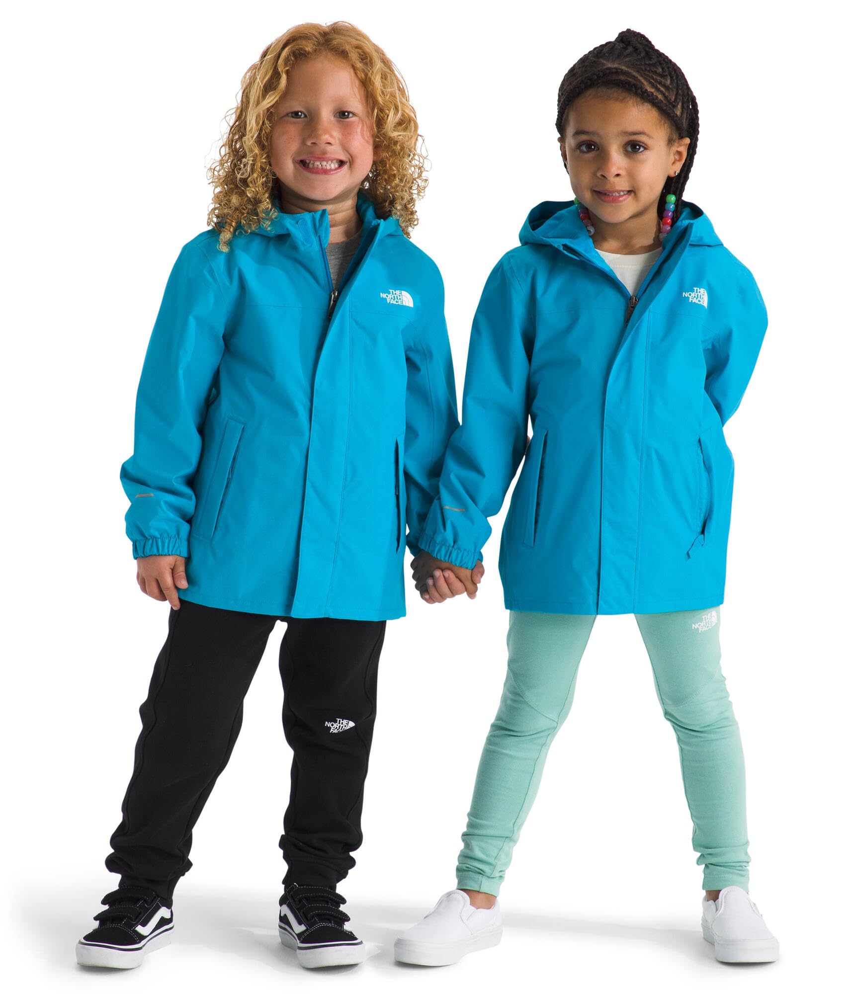 THE NORTH FACE Kids' Antora Rain Jacket | Waterproof, Breathable, 3-piece Hood, Secure Zip Hand Pocket