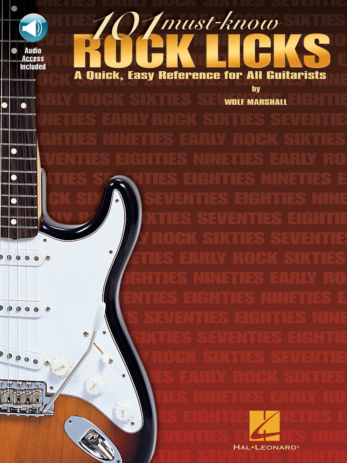 101 Must Know Rock Licks (Tab Book/CD) By Various