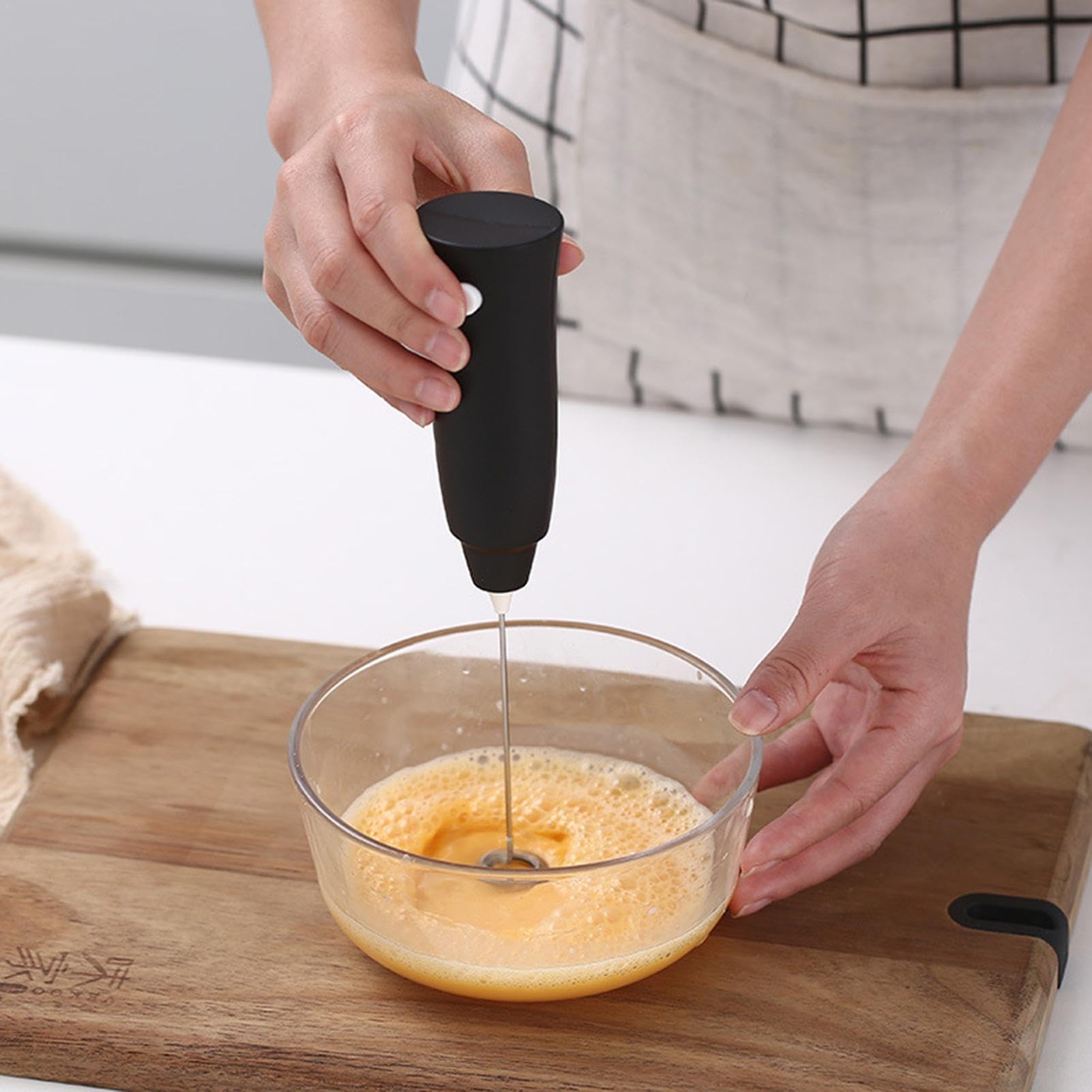 Mini Frusta In Acciaio Inox Per Cucina - Per Montare Panna, Mescolare Salse, Schiumare Caffè, Manico Ergonomico Con Presa Antiscivolo | Lavabile In Lavastoviglie