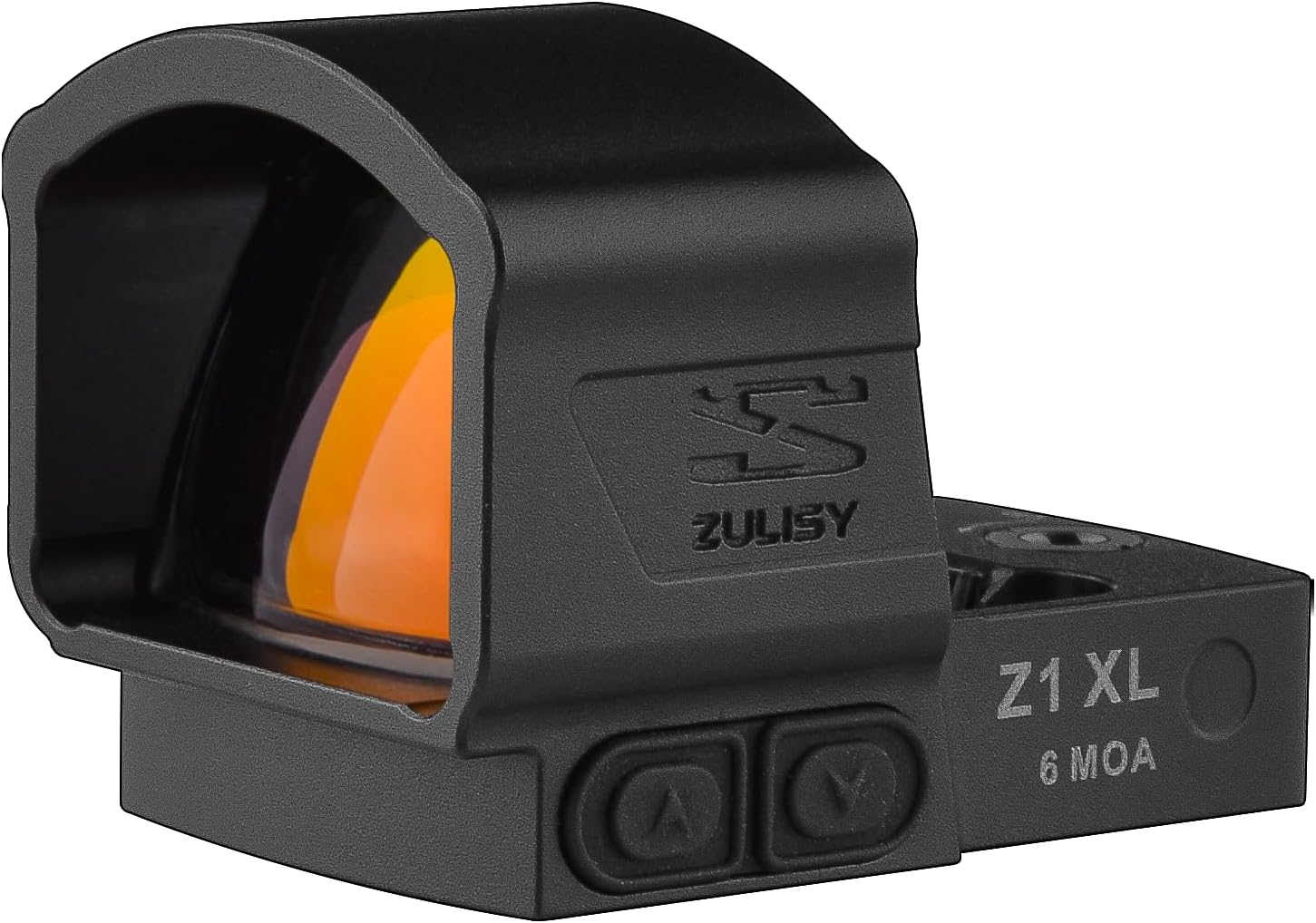 Zulisy Z1 XL 6 MOA Micro Open Red Dot Sight, Compatible with RMSc 507k Footprint Compact Pistol Mount, 1x25mm Large Lens Lightweight Tactical Reflex Optics, Shake to Awake, Side Battery, 1 cliek 1 MOA
