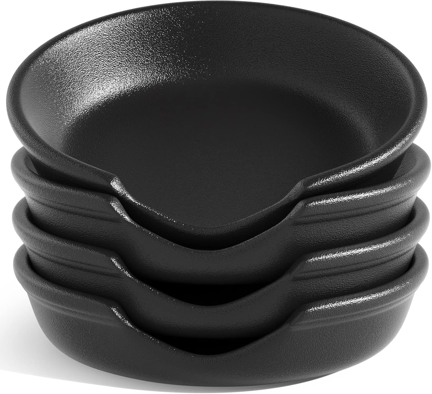 LE TAUCI Ceramic Spoon Rest (Crude Black) Thumbnail