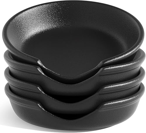 LE TAUCI Soporte de cuchara de cerámica, soporte de cuchara de 4.8 pulgadas para estufa, soporte para cuchara para encimera de cocina, soporte para