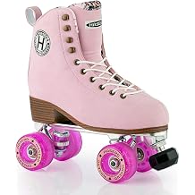 Roller Skates for Women and Girls - Roller Skates for Rink, Artistic and Rhythmic Skating Indoor and Outdoor High Top Classic Double Row Skate Shoes
