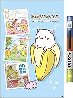 Vista 12 de Trends International Bananya - Póster de collage de pared, 34 pulgadas de largo x 22.4 pulgadas, versión sin marco