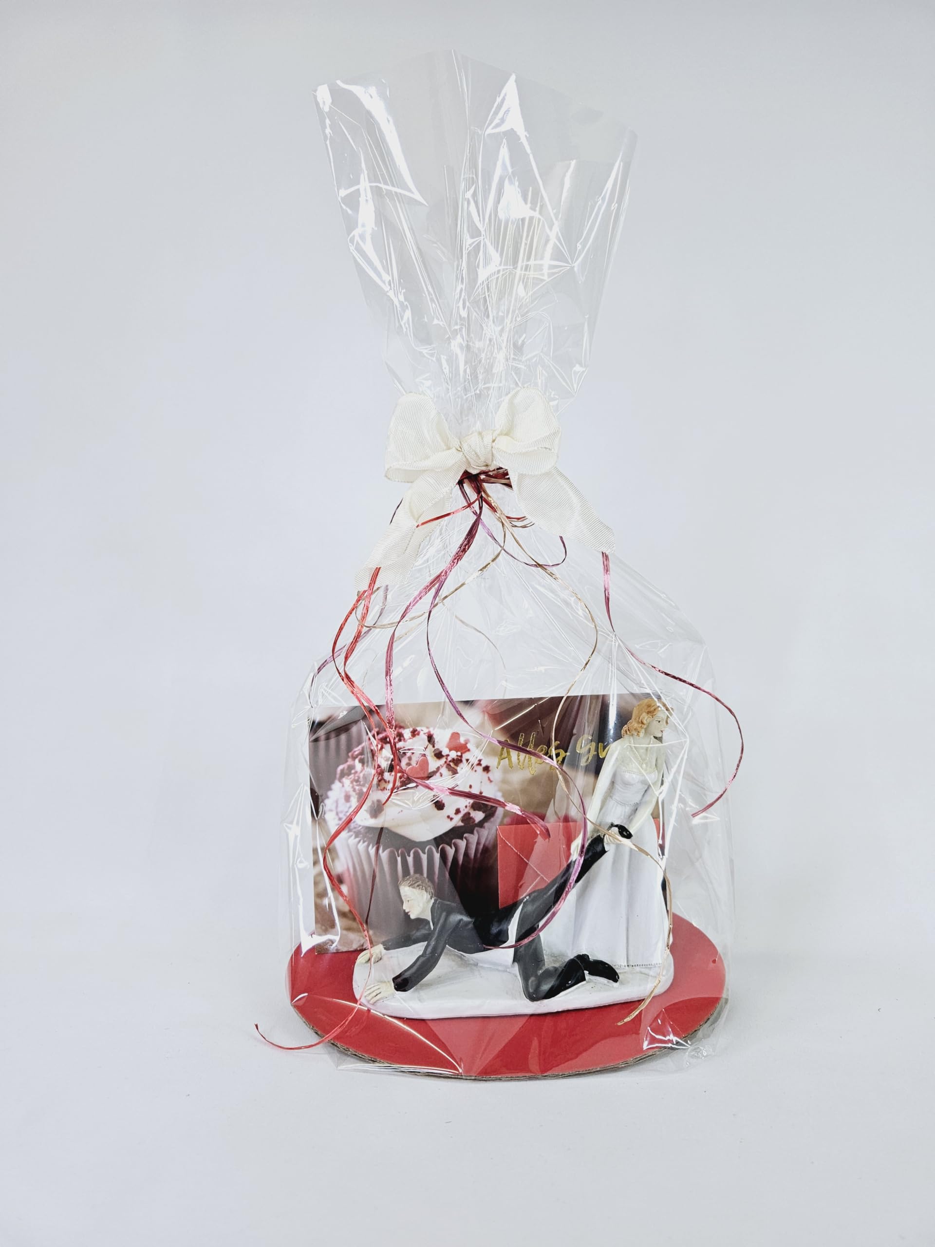 PresentFill® Geschenkboden Dekoplatten - Shabby Chic - 50 Stück - S- oval 200 x 150 mm - 100% Recyclingkarton - Made in Germany