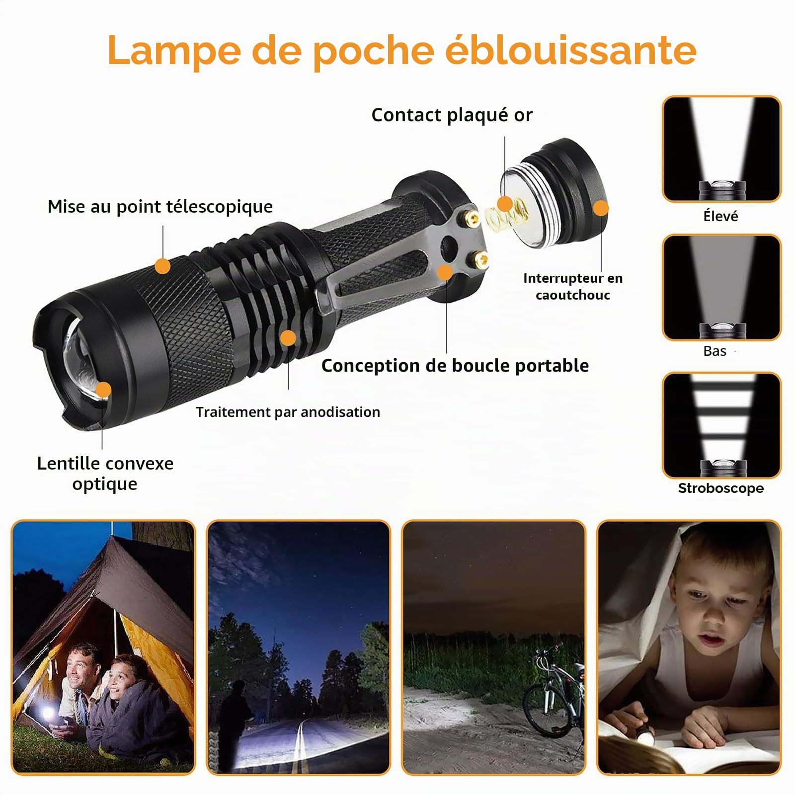 Kits de Survie, Articles de Randonnée et de Camping, Matériel de Survie d'urgence pour Hommes, Pères, Maris, Adolescents, Gadgets de Pêche et de Chasse Originaux