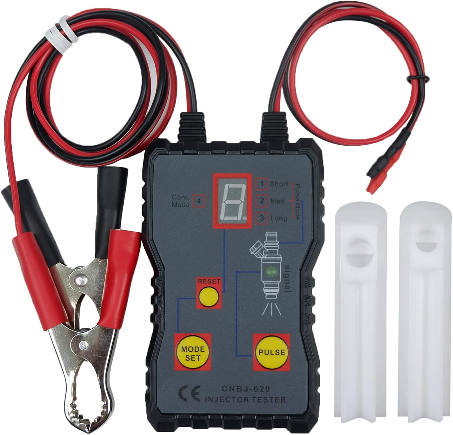 QI XIN Fuel Injector Tester & Adapter for Diagnosis and