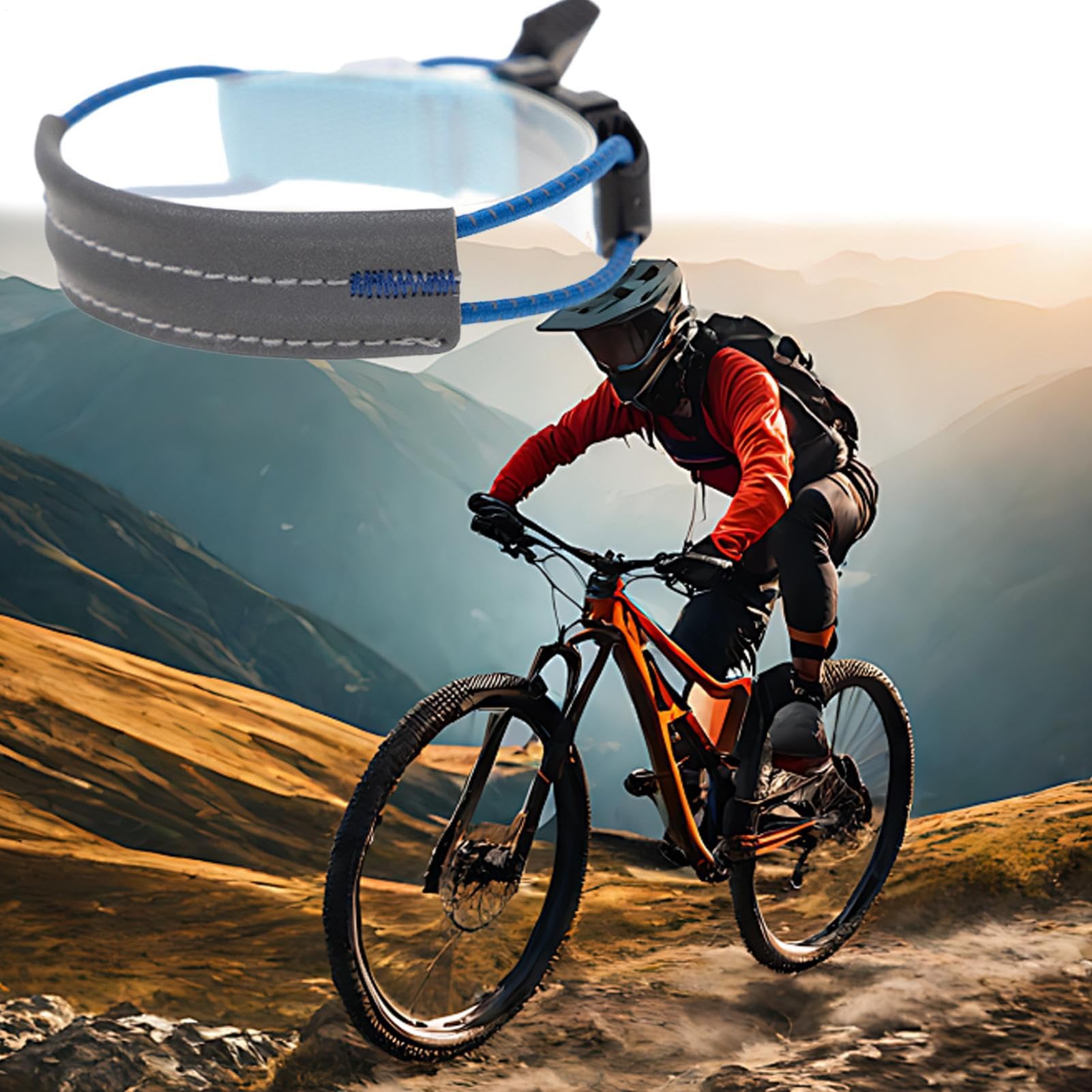 Generico Cintura Riflettente per Ciclismo Sportivo E Ricreativo All'Aperto | Fascia Elastica Regolabile Caviglia Alta Visibilità Per Bici, Ciclismo Notturno, Sport, Fitness, Camminata