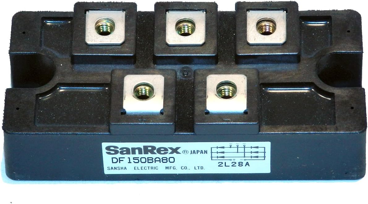 DF150BA80 150 AMP Output, 3 Phase, 800 V, Bridge Rectifier, DF Series, Full Wave, Power Module