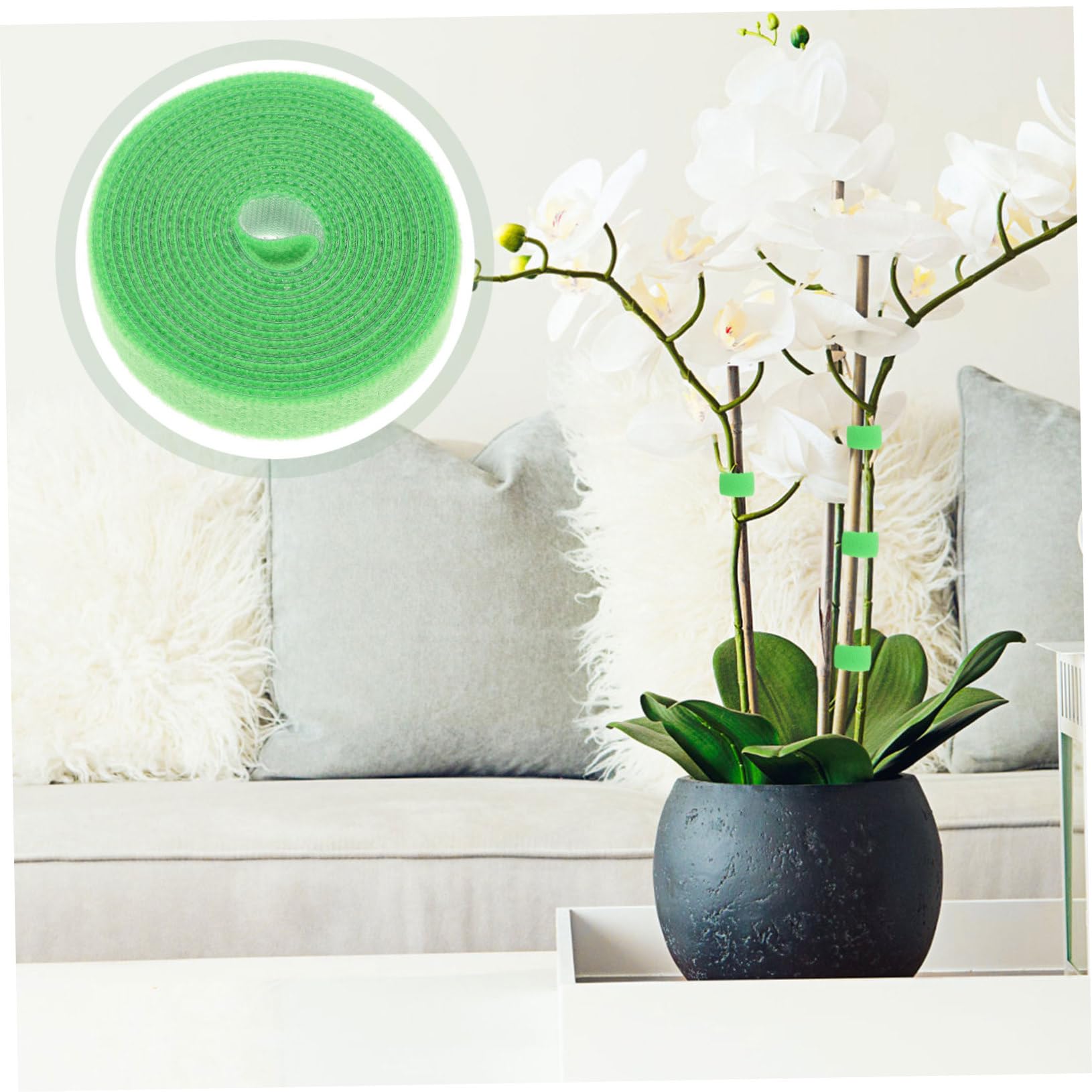 BESTonZON 4 Set Fissaggio per Piante Legacci Resistente per Giardinaggio per Sostenere E Rami Condizioni Atmosferiche Avverse Flessibile E Riutilizzabile 4 * 4