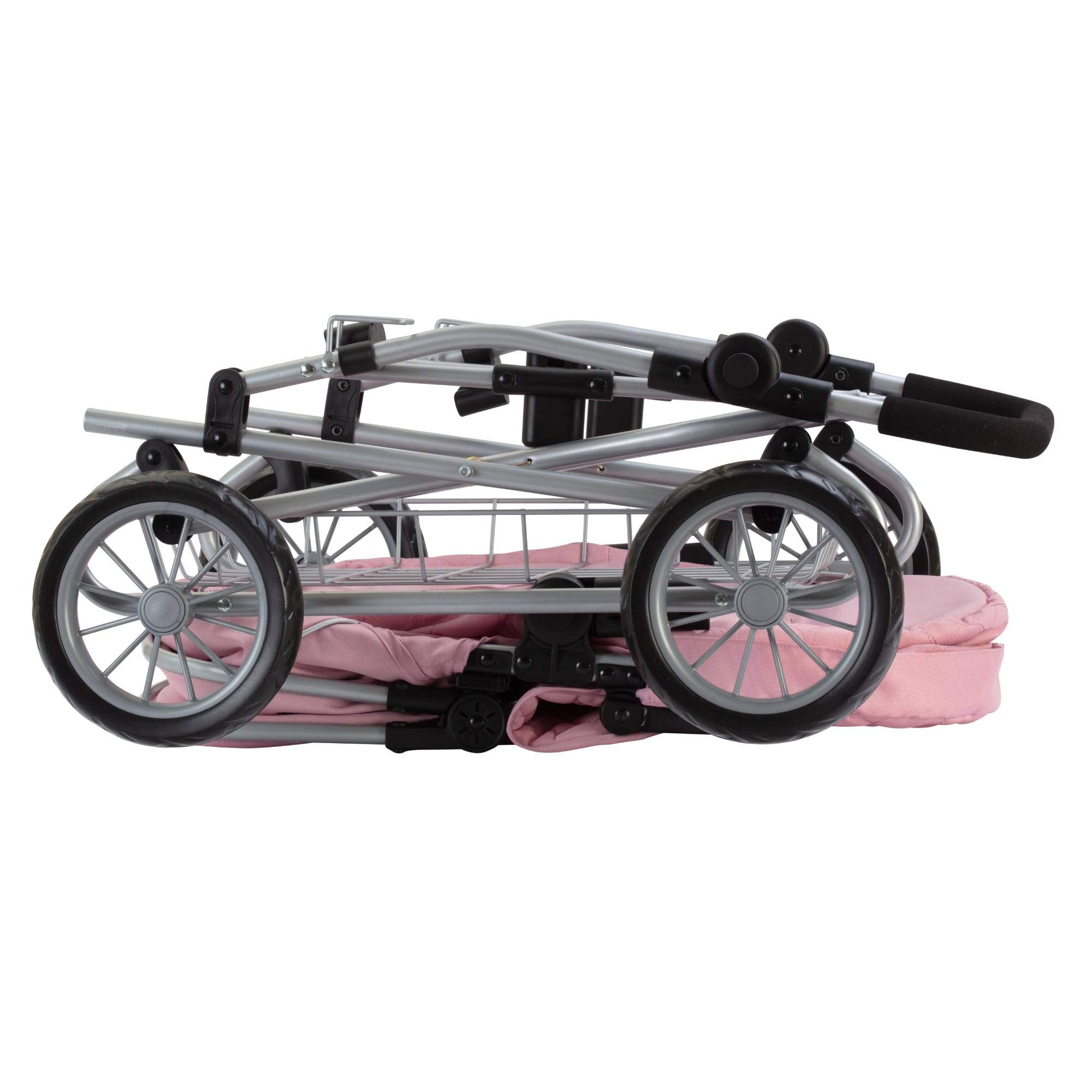 Kit Accessori Per Carrozzina Bambole Daisy Chain - Parasole, Borsa, Materassino, Parapioggia (Rosa Classico)