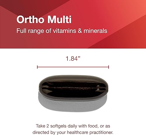 Miniatura 7 de Protocol Ortho Multi Softgels para hombres  Multivitamínico para la salud de la próstata*  con palma enana americana, zinc y CoQ10  Multivitamínico
