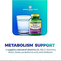 Vista 3 de Unique Bundle Store Complejo súper vitamina B 250 tabletas, vitaminas del complejo B, complejo B, folato de biotina B12 B6, suplemento diario