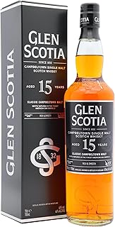 Glen Scotia Single Campbeltown Malt 15 year old Whisky 70cl 46 ABV