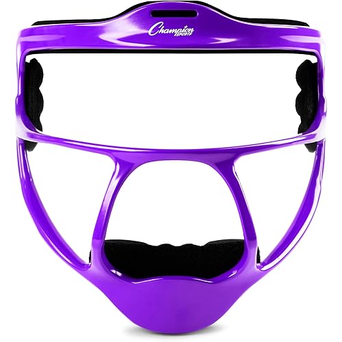 Champion Sports Magnesium Softball Face Mask - Lightweight Masks for Adults and Youth - Durable Head Guards - Premium Sports Accessories for Indoors and Outdoors - Mutiple Styles