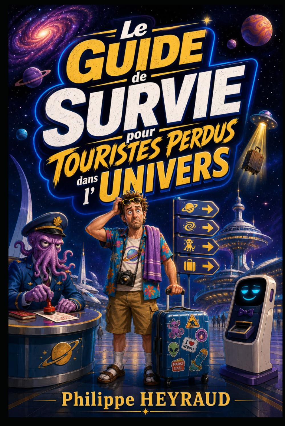 Le Guide de Survie pour Touristes Perdus dans l’Univers: Ou comment éviter les trous noirs, les buffets interstellaires suspects et les frais cachés sur l’oxygène