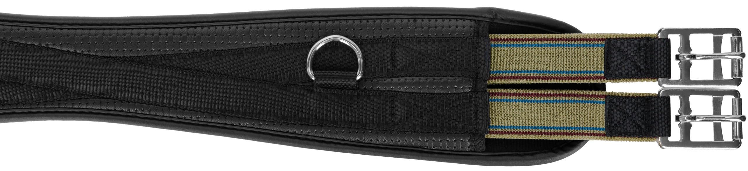 Kerbl 321058 Curved Saddlegirth - Black, 140 cm