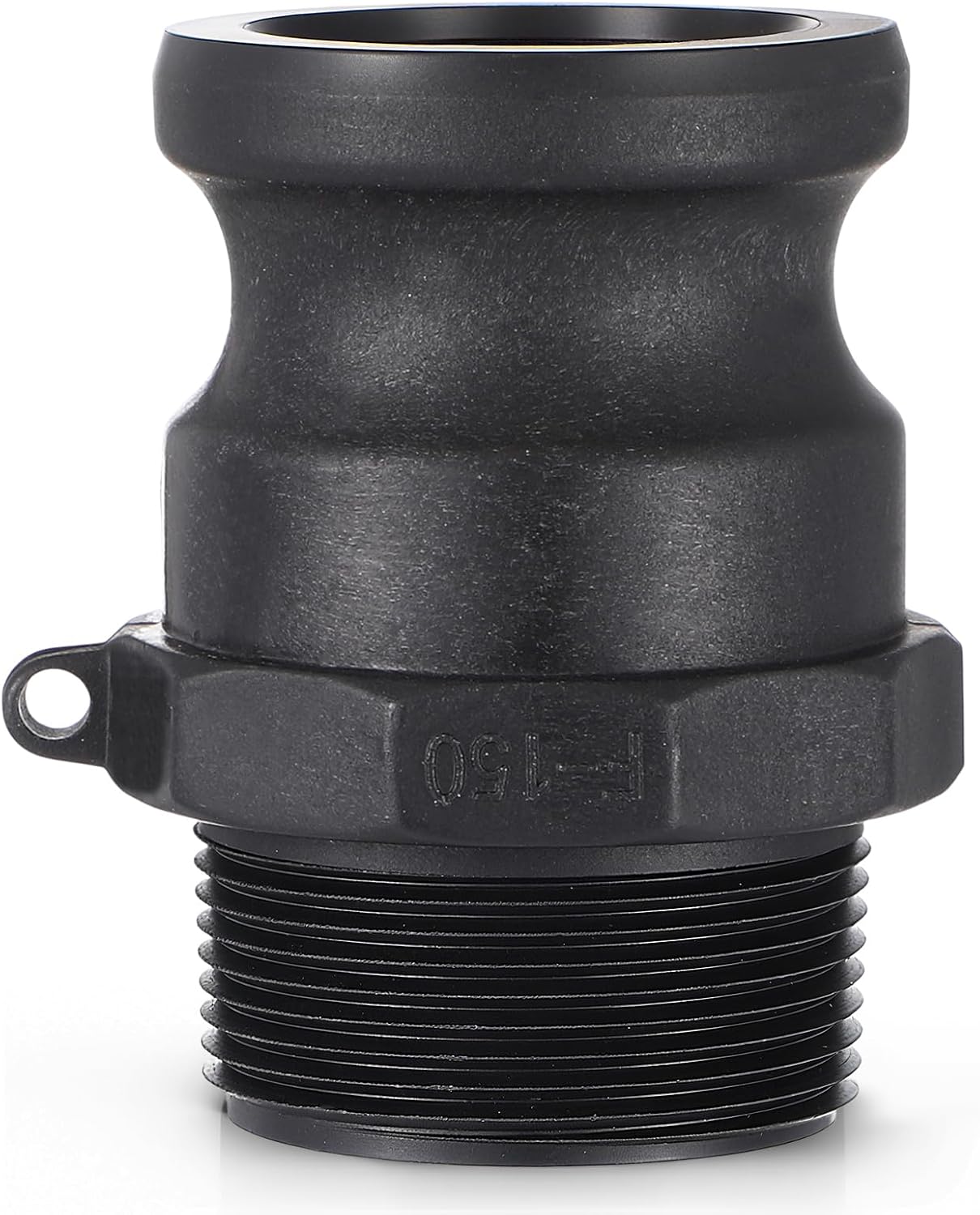 Pangda 4 Pcs 2 Inch Camlock Fittings Poly Standard Type F Camlock Couplings Male Adapter Male Thread Cam Lock Fittings Polypropylene Cam Groove Coupling