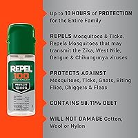 Vista 9 de Repel 100 repelente de insectos, repele mosquitos, garrapatas y jejenes, para condiciones severas, protege hasta por 10 horas, 98% DEET