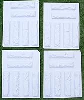 Vista 7 de SvitMolds Moldes de hormigón DIY Set 24 piezas MOLDS chapa de ladrillo antiguo para hormigón yeso pared ladrillo azulejos W08