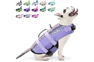 Mermaid Life Vest for Dogs