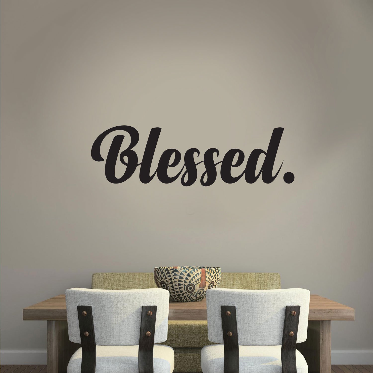 Motivational Blessed Life Quotes Blessed Cursive Vinyl Lettering - Inspirational Religious Quotes Wall Art  Vinyl Decal - 7" X 23" - Living Room Motivational Wall Art Decal - Life  Quotes Vinyl Sticker Wall Decor: Buy Online