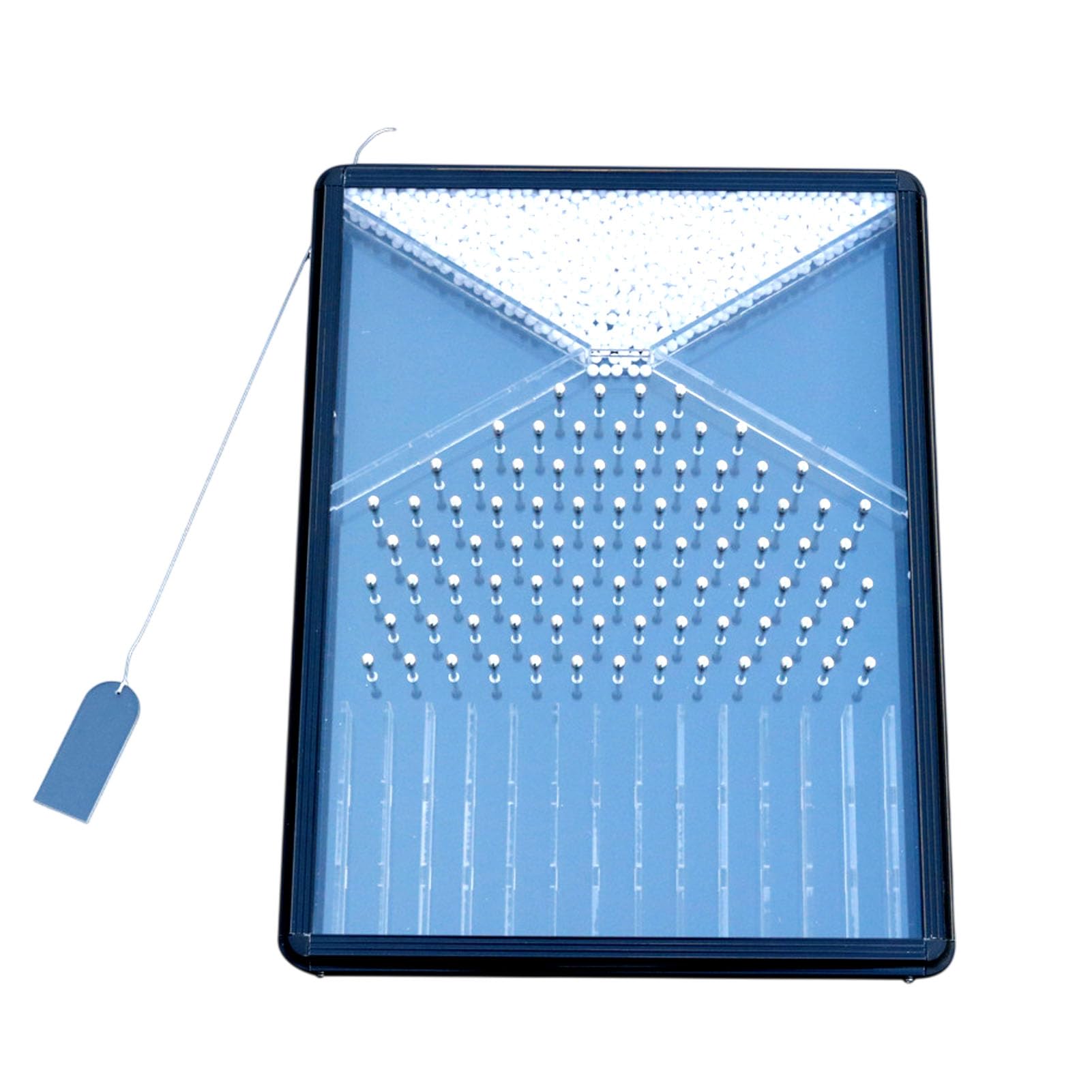 Vttui Desk Galton Board, Galton Board Probability Demonstrator, galton board experiment model, Normal Distribution Teaching Tool, for Physics Education