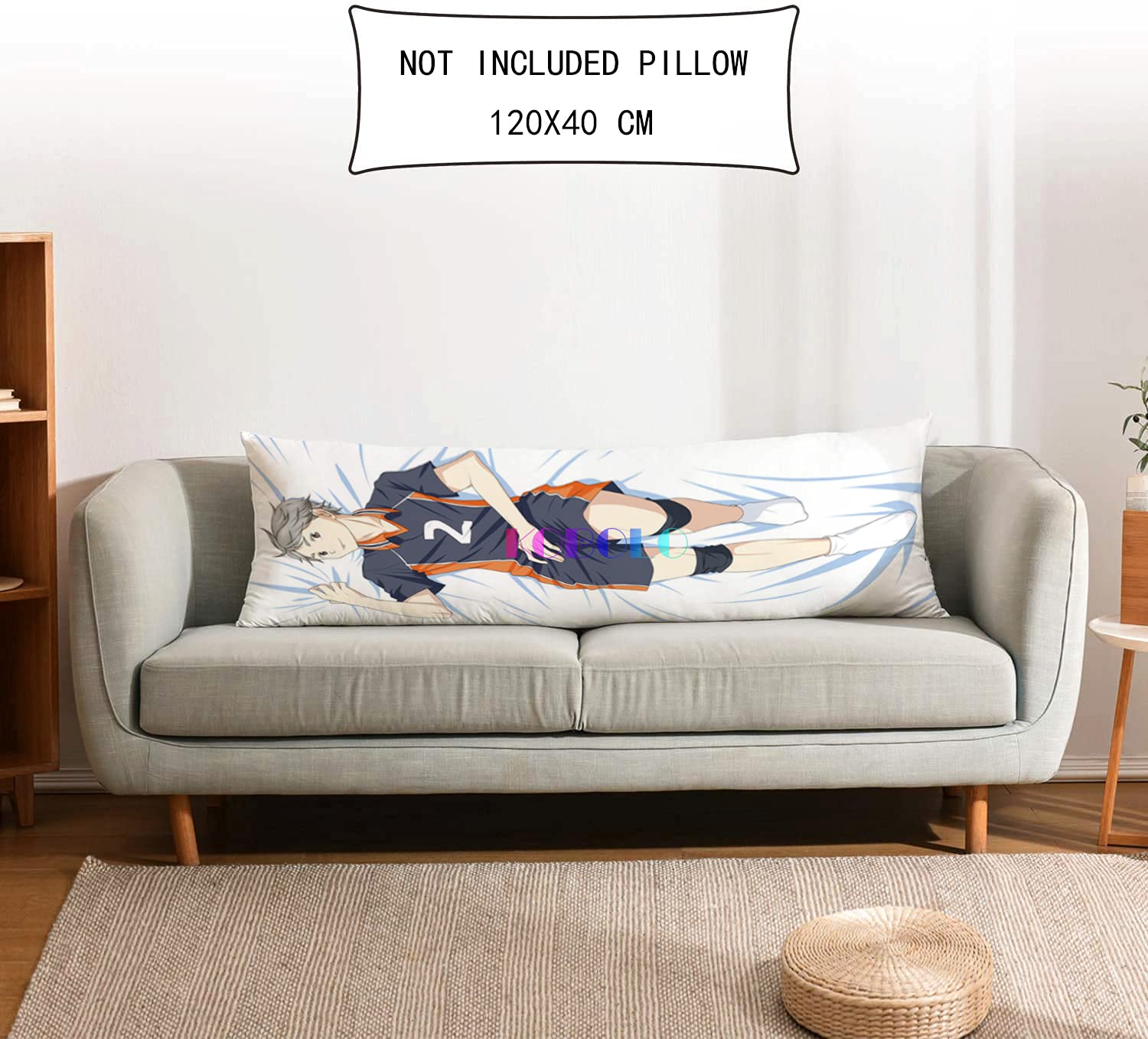 Haikyu!! Koshi Sugawara Pillow Case Dakimakura Cover Anime Body Pillow