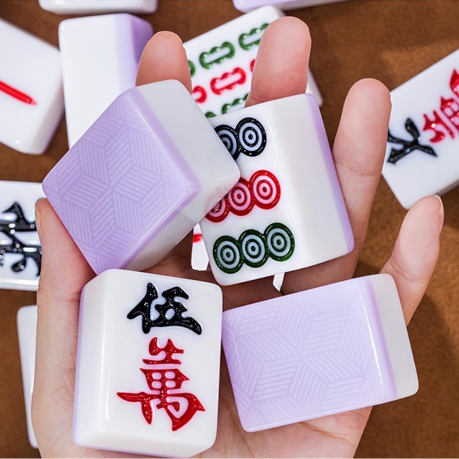 麻雀セット 麻雀セット - 144ピース ジェイドスタイル - 世界中のチェス