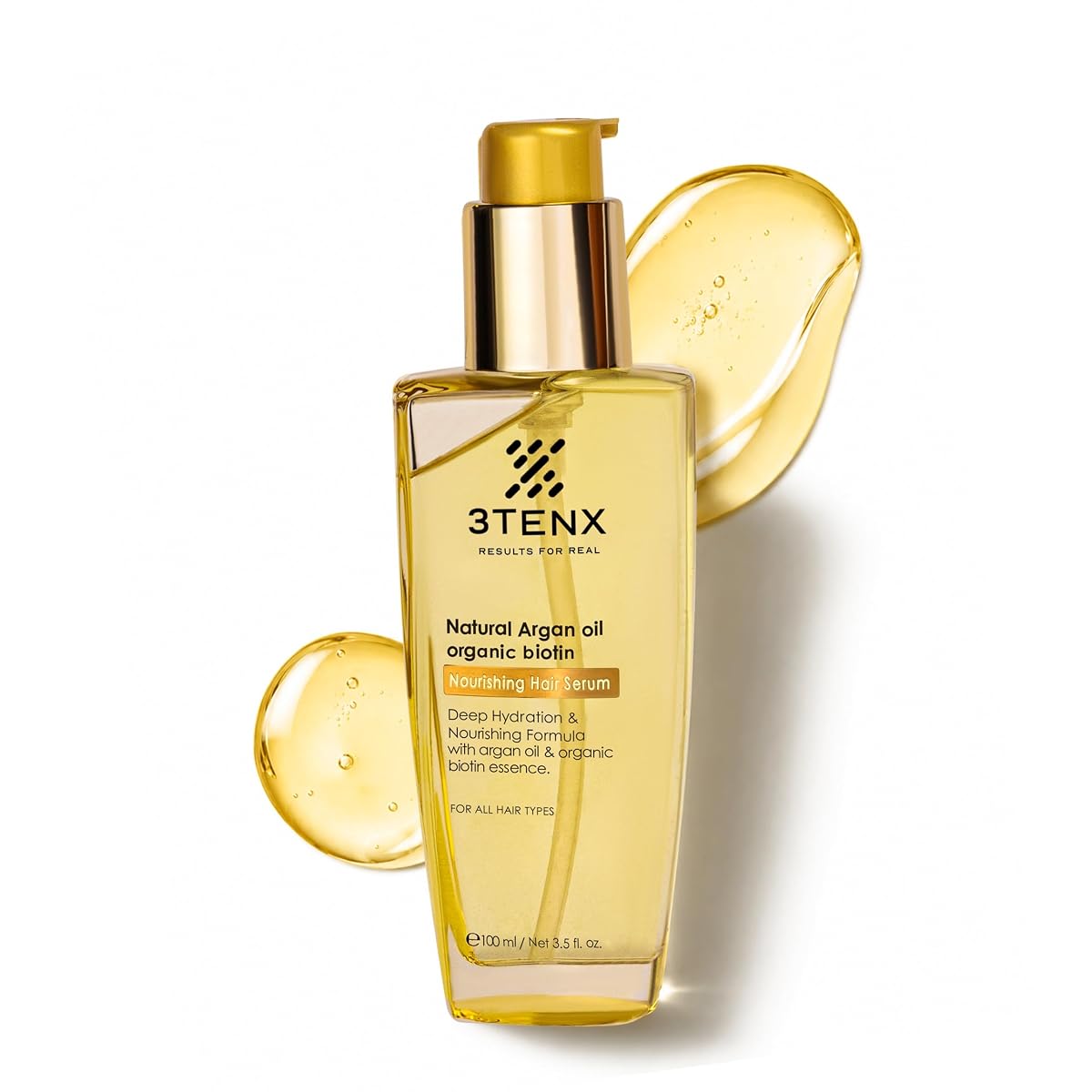 3TENX Nourishing Hair Serum | Shine & Protection for Dry, Frizzy Hair |