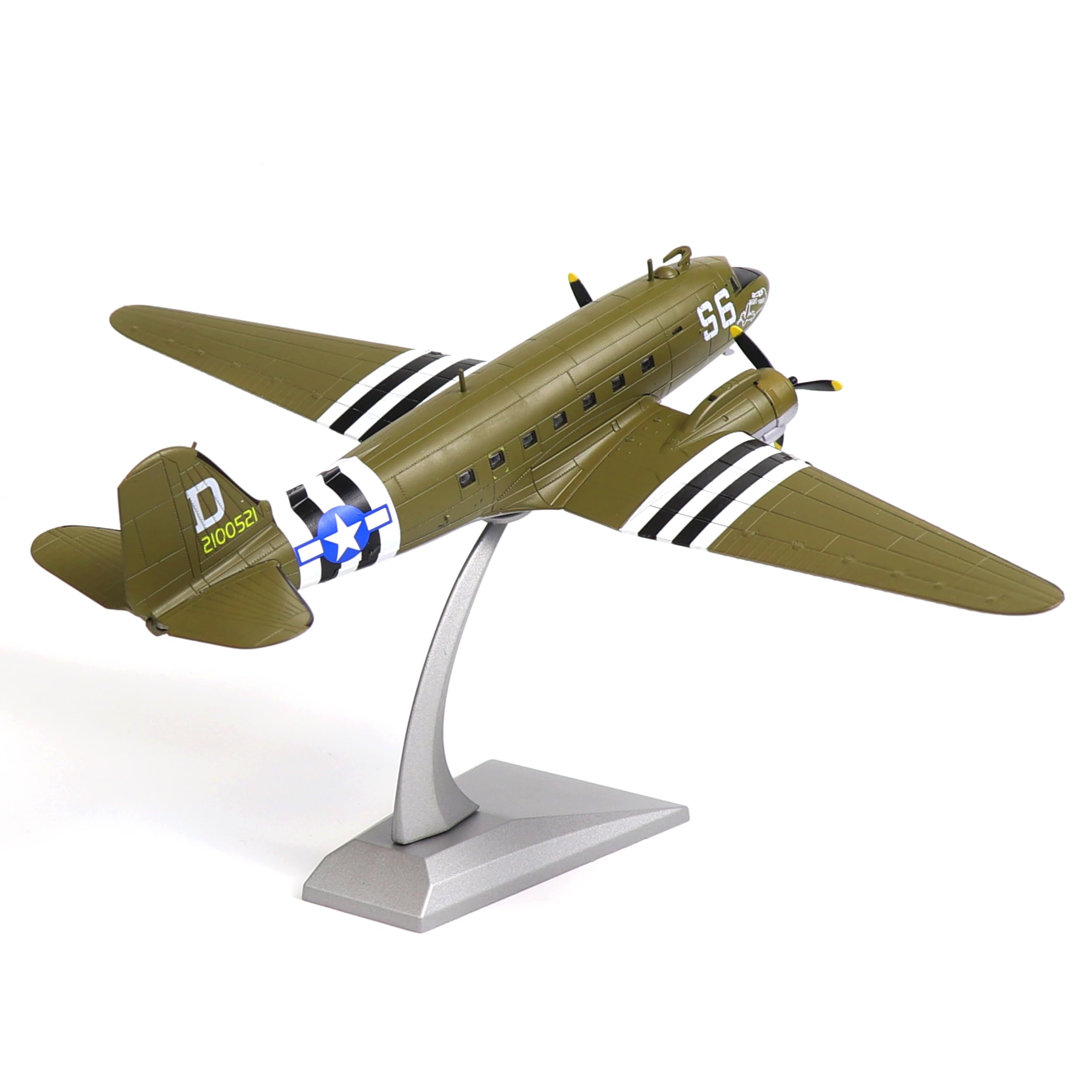 Amazon.com: SEBUNAS 1/100 Scale Douglas US C-47 Skytrain Military
