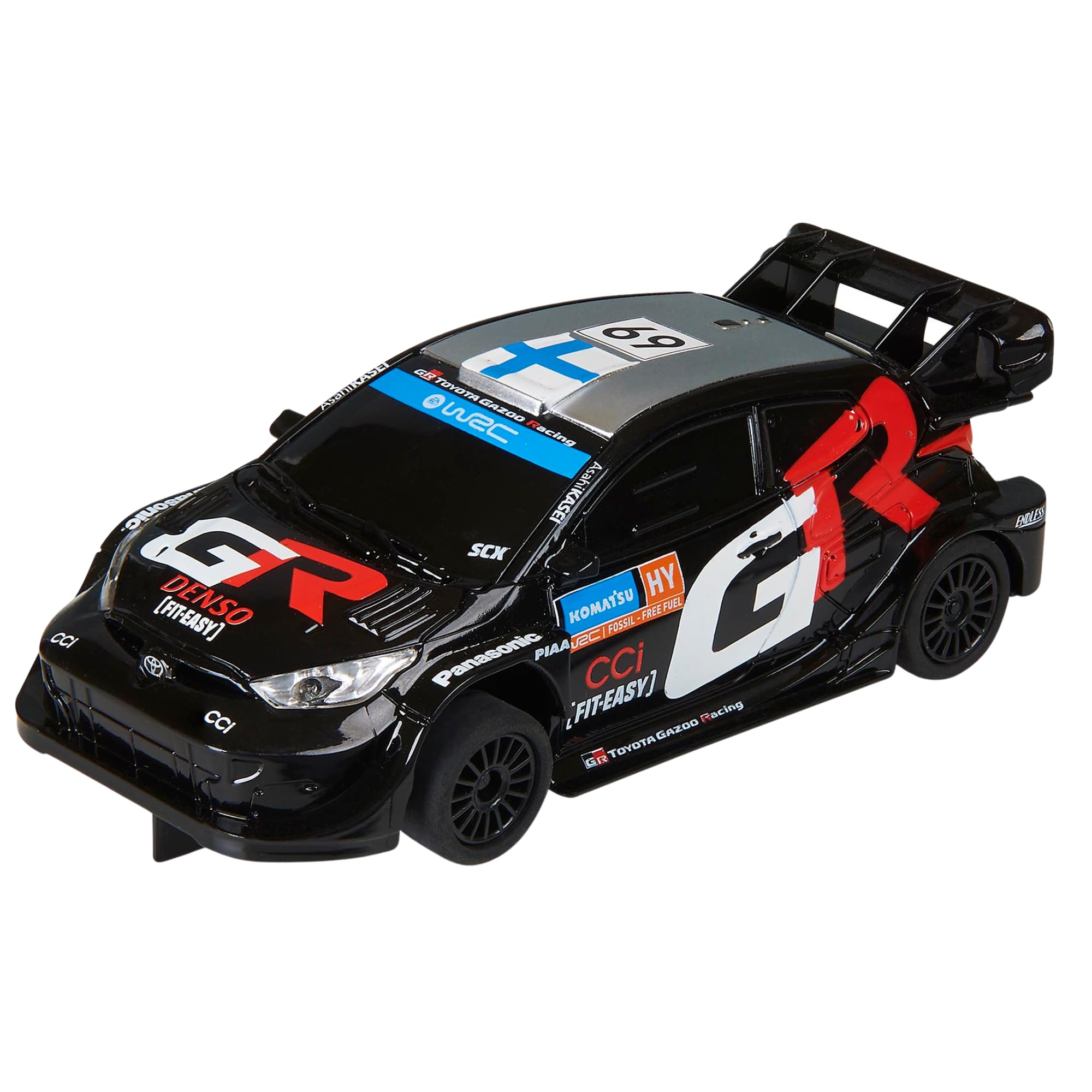 SCALEXTRIC Kompaktes Rennfahrzeug - Slotauto - Maßstab 1:43 (Toyota Yaris WRC - GR)