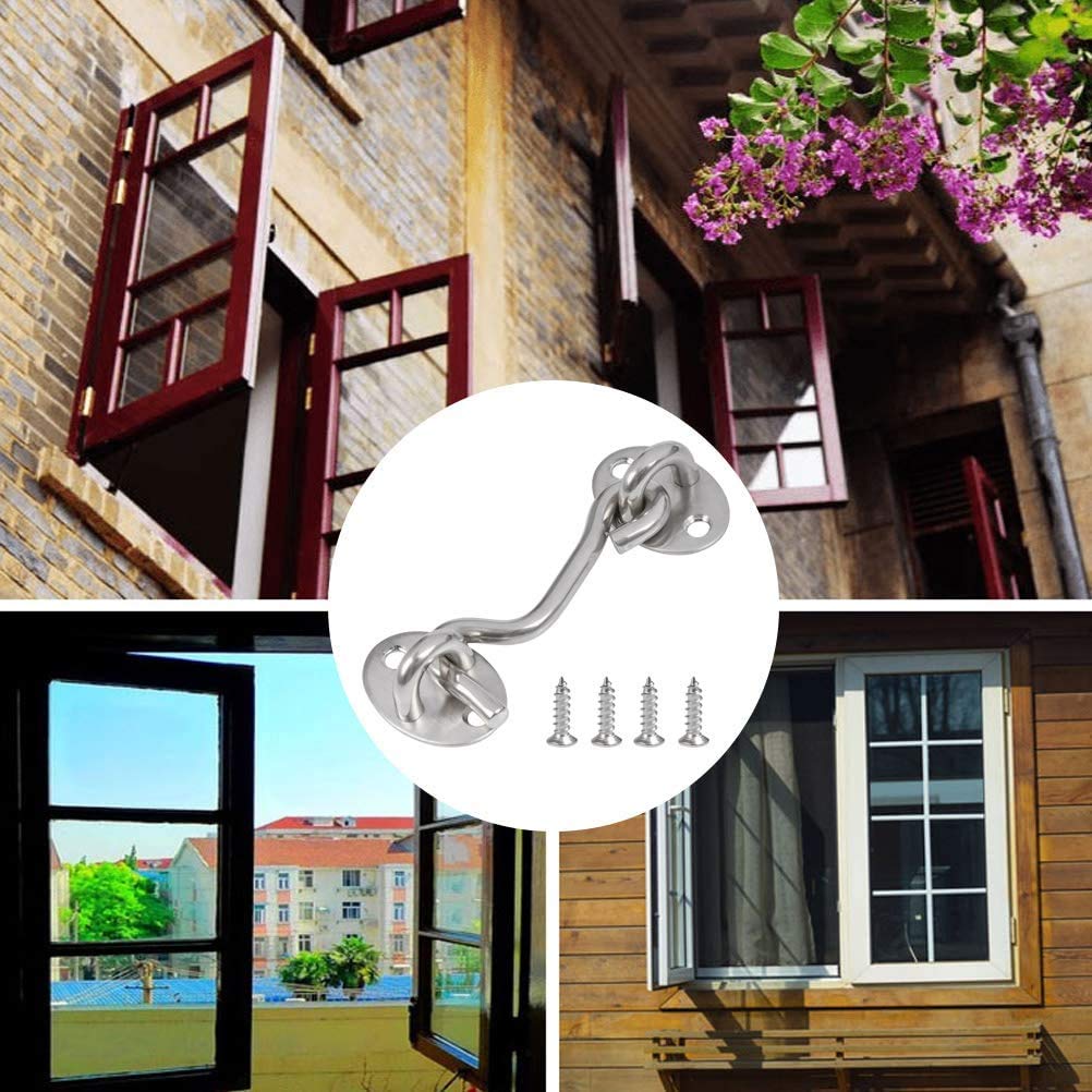 THETHO 4 PCS Crochet Fermeture Porte Crochet Cabine Verrous