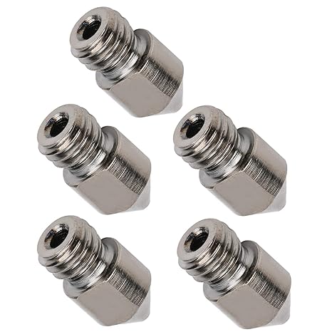 review 3D Printer Nozzle, Nozzle Kits 3D Printer Extruder Nozzles 5Pcs/Set Consumables for 3D Printer 3D Printer Accessories(0.4mm)