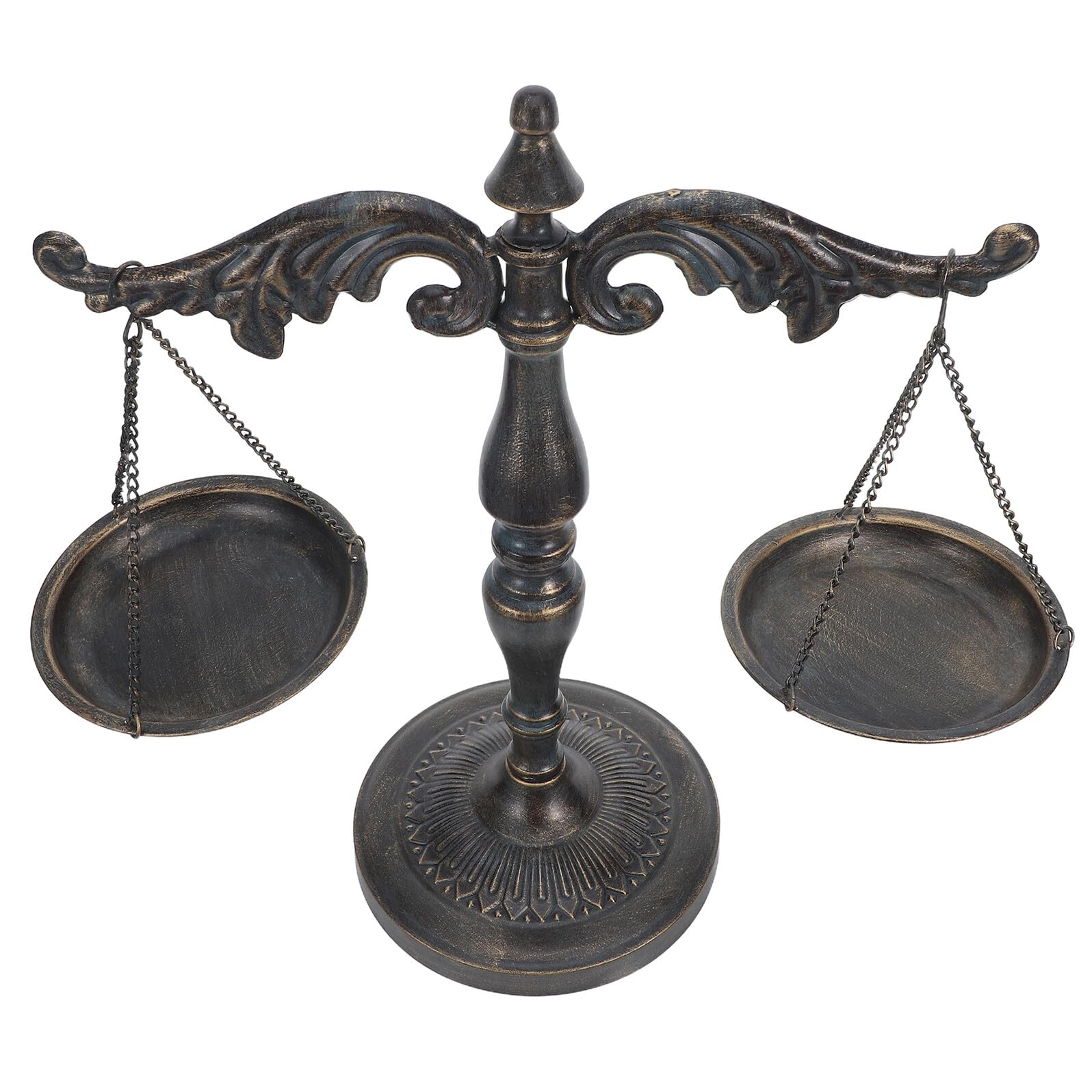 Statue Balance Vintage TOYANDONA en fer forgé aux finitions rétro artisanales