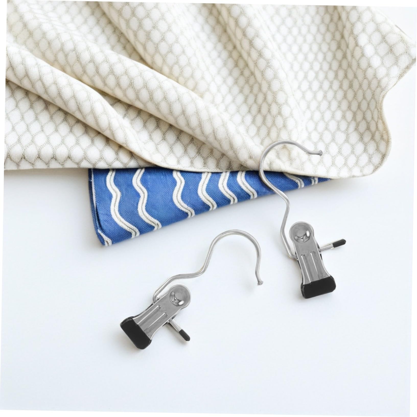 Pinzas de Gancho para Ropa de Acero Inoxidable, 80 Piezas